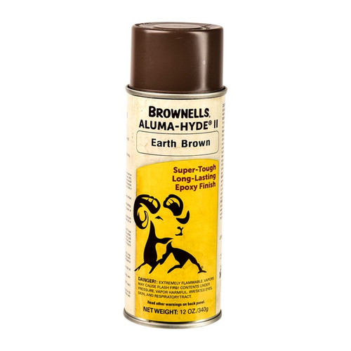 Brownells Aluma-Hyde II Matte Earth Brown Aerosol Finish 12oz
