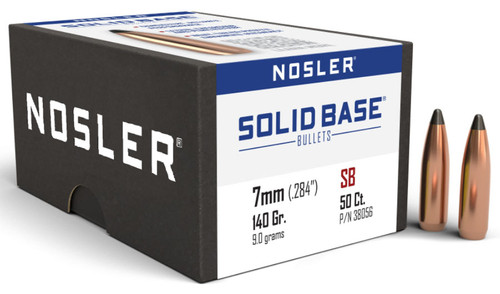 Nosler 7mm 140 Grain Solid Base Soft Point Box of 50