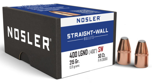 Nosler 400 Legend 215 Grain Straight-Wall Partition Projectile Box of 50