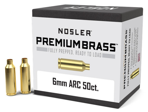 Nosler 6mm ARC Premium Brass Box of 50
