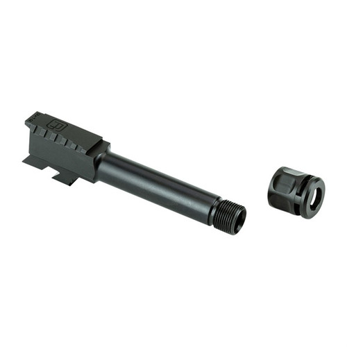 Griffin Armament ATM Barrel for Glock 43 9mm Luger 1/2"-28 Threaded with Micro Carry Compensator Stainless Steel Nitride