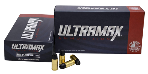 Ultramax 9mm Luger Ammo 180 Grain Heavy Target Jacketed Hollow Point Box of 50