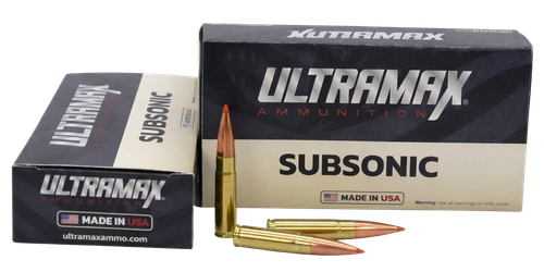 Ultramax 300 AAC Blackout Ammo 208 Grain Total Metal Jacket Box of 20