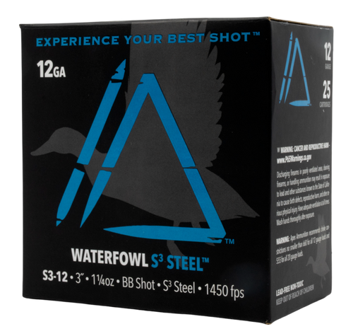 Apex Ammunition 12 Gauge 3" BB Shot Steel Load Box of 25