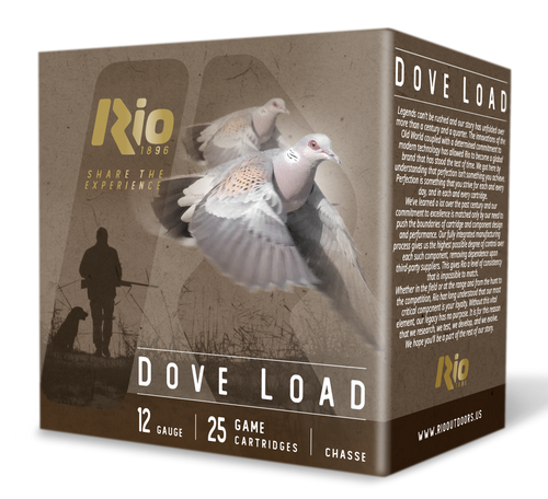 RIO Ammunition 12 Gauge 2-3/4" #7.5 Shot Dove Load Box of 25