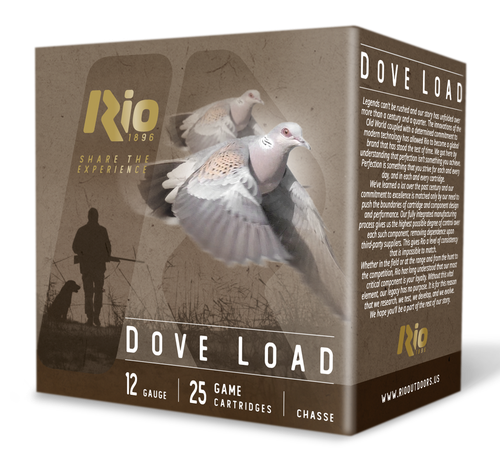 RIO Dove Load 12 Gauge 2-3/4" #8 Shot High Velocity Box of 25