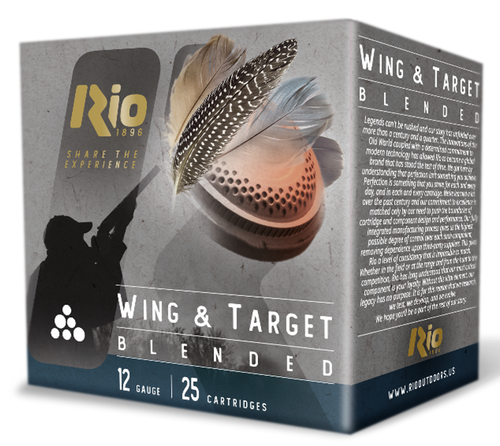 RIO Wing & Target 12 Gauge 2-3/4" #7.5 Shot Target Load Box of 100