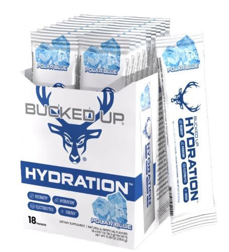 Bucked Up Hydration 2.0 Polar Blue 18 Count