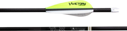 Victory Archery VLR Elite Carbon Arrow 300 Spine Fletched 6-Pack