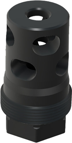 Comstock Armory Compact Muzzle Brake 1/2-28 22 Caliber