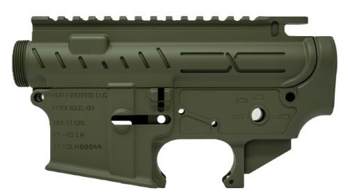 Faxon Firearms AR-15 X-Tra Lite Stripped Receiver Set OD Green