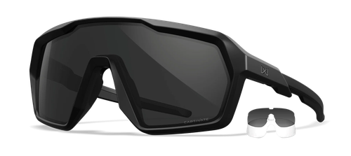 Wiley X Citadel Captivate Clear/Grey Matte Black Safety Glasses