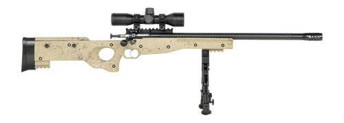 Crickett My First Rifle CPR 22 Long Rifle 16.13" Threaded Carbon Fiber Barrel Tan Thumbhole