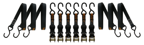Muddy 1" x 14" Durable Ratchet Strap 6-Pack
