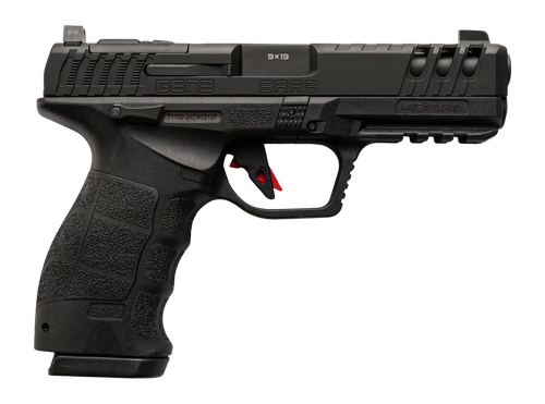 Sarsilmaz SAR9 Gen3 Full Size 9mm Luger Pistol 4.50" Barrel 10+1 Capacity Optic Ready