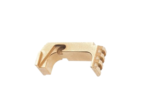 Tyrant CNC TD43X48ESTEELGOLD Extended Magazine Release Glock 43X/48 Gold Aluminum/Steel