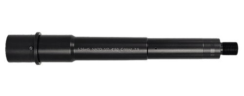 Lead & Steel LS556MED-PIST-7.5 AR-15 Barrel 5.56 NATO 7.5" Government Profile Black Nitride