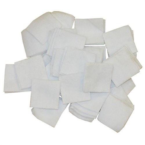 Brownells Square Cotton Cleaning Patches .875" .17 Caliber 1000 Pack