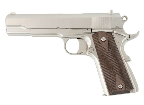Tisas USA 1911 A1 Stakeout 38 Super 5" Nickel 9+1