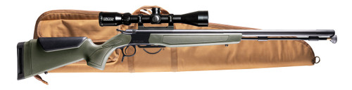 CVA Optima .50 Caliber Muzzleloader Black/OD Green Scope Package