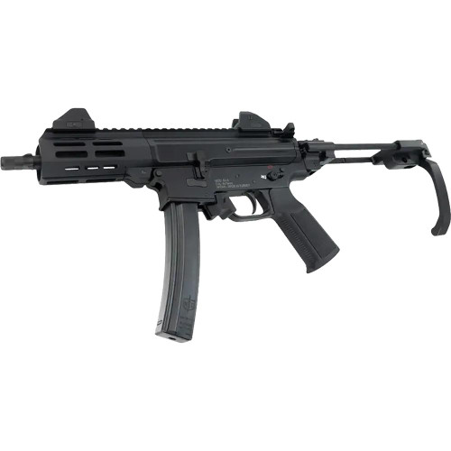 SDS Imports MAC IX 9mm 6.5" Threaded Barrel Black with J-Brace 30+1