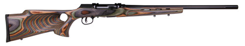 Savage Arms A17 Target Bolt Action Rifle 17 HMR Black/Green Thumbhole Stock