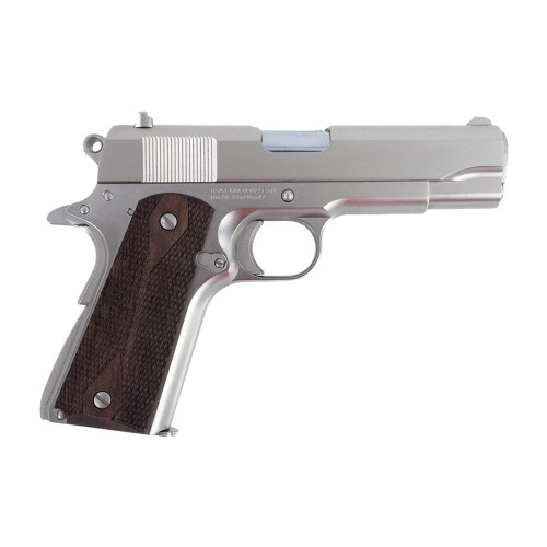 Tisas 1911A1 Tank Commander 9mm 4.25" Nickel 9+1
