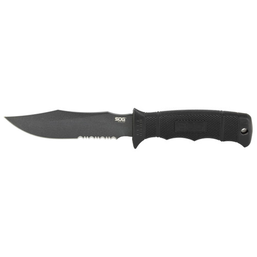 Sog Seal Pup Fixed Blade Knife 4.75" Kydex Sheath Black