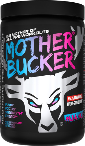 Bucked Up Pre-Workout Mother Bucker Miami 20 Servings