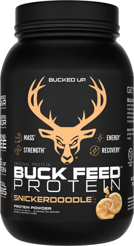 Bucked Up Buck Feed Original Protein Powder Snickerdoodle 30 Servings