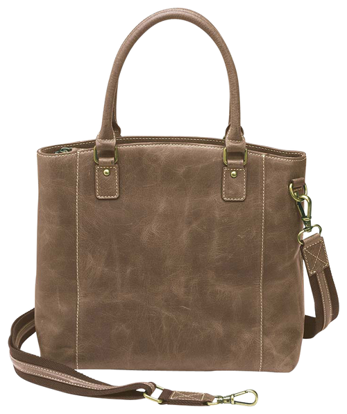 GTM Town Tote Brown Concealed Carry Handbag