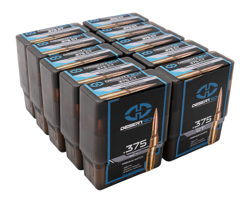 Desert Tech DTM 375 CheyTac 352gr Match Ammunition 10 Rounds