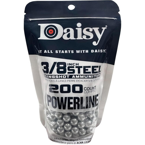 Daisy 3/8" Slingshot Steel Ball Ammo 200 Count