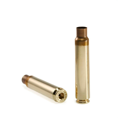 Peterson Cartridge 338 Weatherby Rebated Precision Magnum Unprimed Brass Box of 50