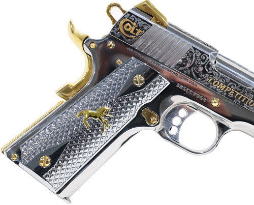 9RD ORO BLANCO CUSTOM GRIPSCOLT COMPETITION 38 SUPER 5" 