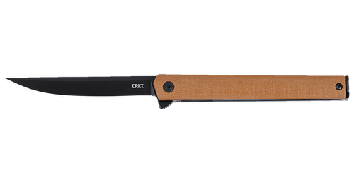 CRKT CEO Flipper Knife 3.35" Desert Tan