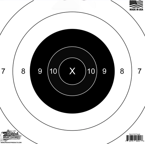 Pro-Shot B-8 Heavy Bullseye Target 10" 12-Pack