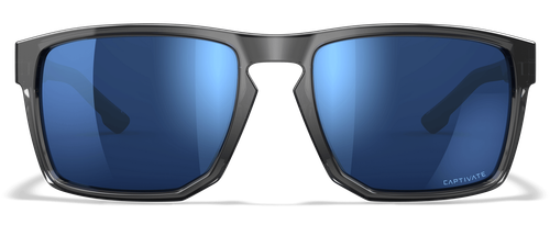 Wiley X Founder Captivate Blue Mirror/Charcoal Gray Sunglasses