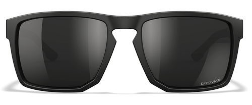 Wiley X Founder Captivate Shooting Glasses Black Mirror Lenses