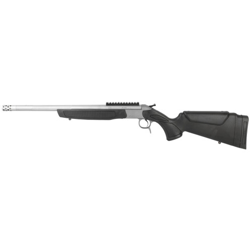 CVA Scout TD Single Shot Rifle .400 Legend 20" Threaded Stainless Barrel Black Stock