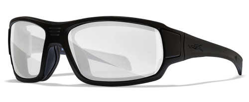 Wiley X Breach Clear Lens Matte Black Frame Safety Glasses