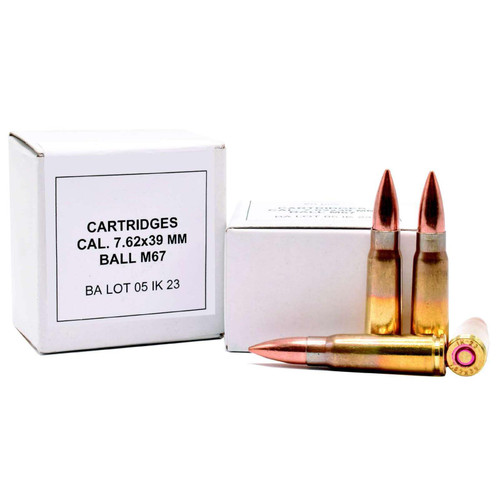 Ammo Inc Igman M67 7.62x39mm Ammo 123 Grain FMJ Box of 15 Ammo Inc Igman M67 7.62x39mm Ammo 123 Grain FMJ Box of 15