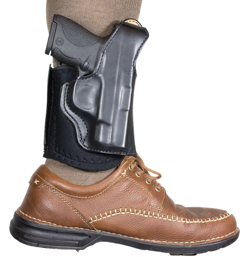 DeSantis Die Hard Ankle Rig Holster Black Leather S&W Bodyguard 2.0 Right Hand