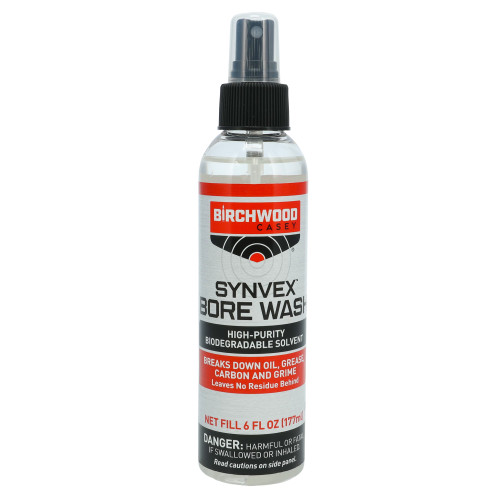 Birchwood Casey Synvex Bore Wash 6oz Spray