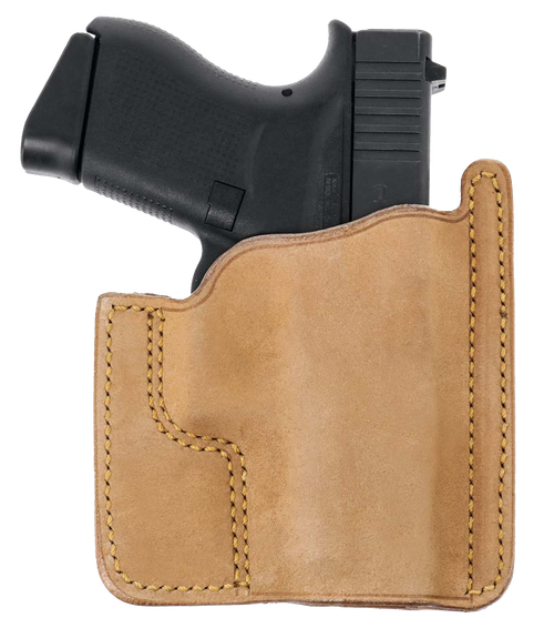 Galco PH800 Front Pocket Horsehide Holster for Glock 43 - Natural, Ambidextrous