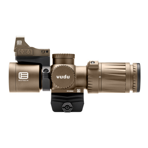 EOTech Vudu 3-9x32 SFP Rifle Scope with EFLX Red Dot Package - MR5 Reticle, Tan