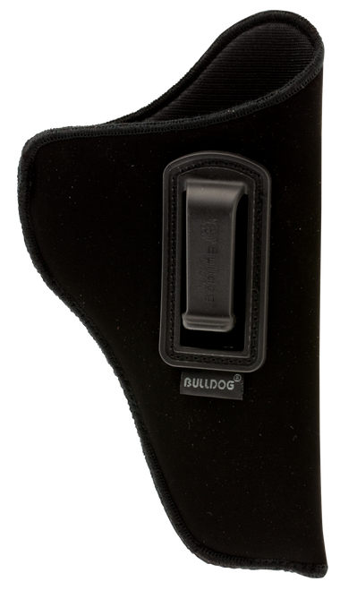 Bulldog Deluxe IWB Holster Black Suede-Like Belt Clip Revolver 3-4" Barrel Right Hand
