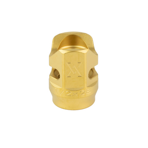 True Precision Cobra Compensator 1/2x28 9mm - Gold Titanium Nitride