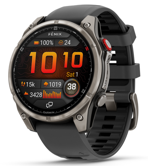 Garmin Fenix 8 Pro AMOLED 47mm Smartwatch - Titanium/Graphite