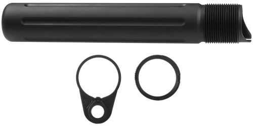 Primary Weapons Systems Enhanced Pistol Buffer Tube with Ratchet Lock Castle Nut & End Plate Set